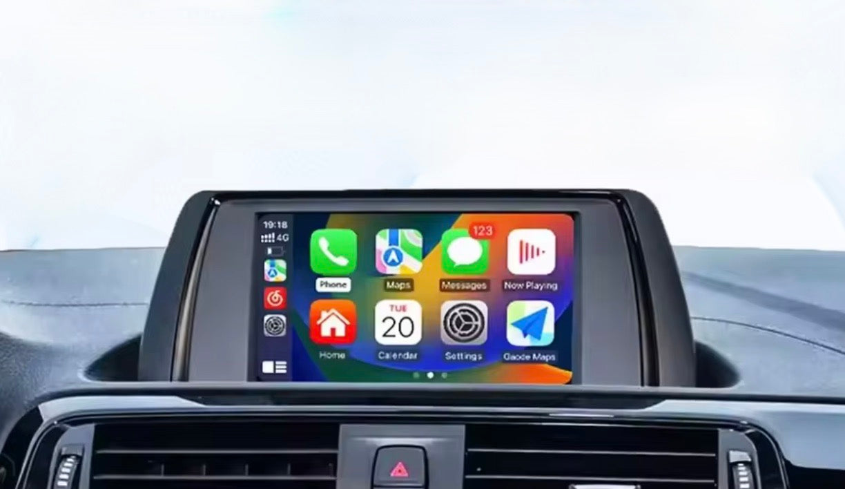 Sur écran d'origine BMW